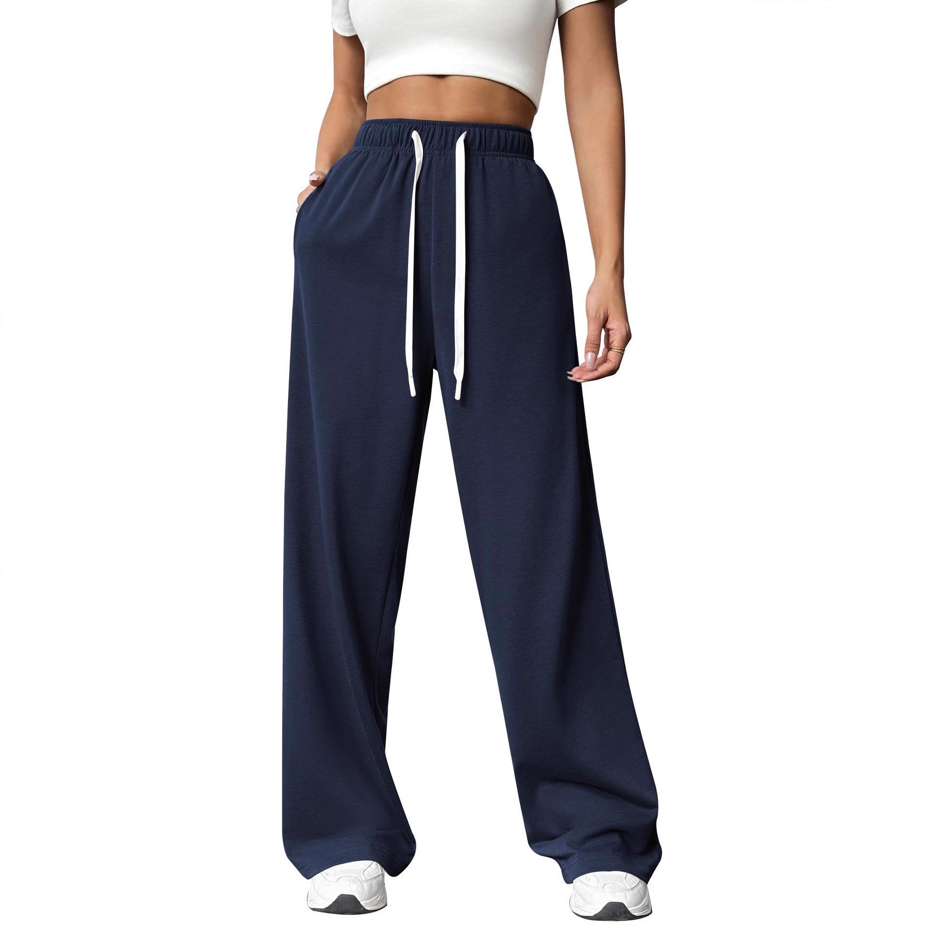 Fleece Lined Sweatpants Thermal Straight Leg Joggers 10 Fleece Lined Sweatpants Thermal Straight Leg Joggers - Image 10