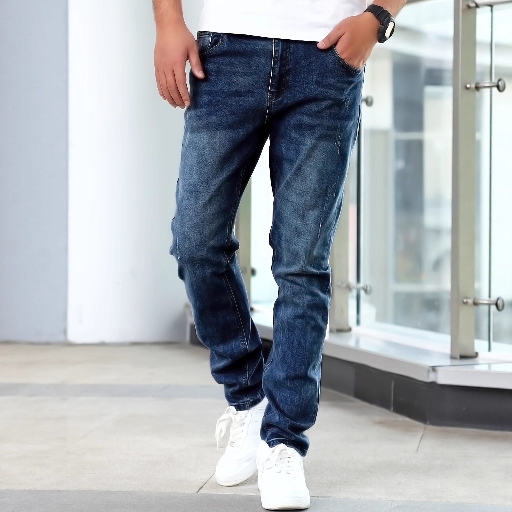 Men's Jeans Stretch Technology Slimming 8 Men's Jeans Stretch Technology Slimming - Image 8
