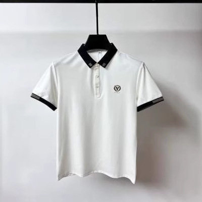Lapel Short-sleeved T-shirt Versatile Polo Shirt Men 3 Lapel Short-sleeved T-shirt Versatile Polo Shirt Men - Image 3