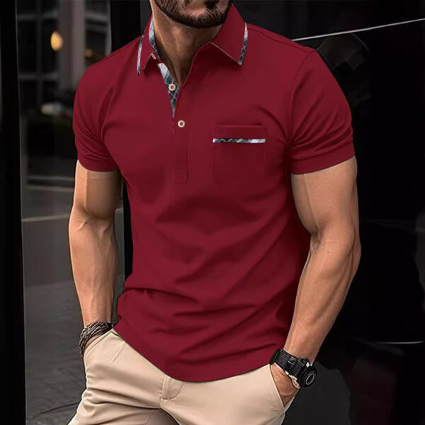 Slim Fit Polo Shirt: Men's Designer European Style Polo