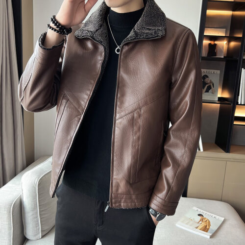 Padded Leather Jacket