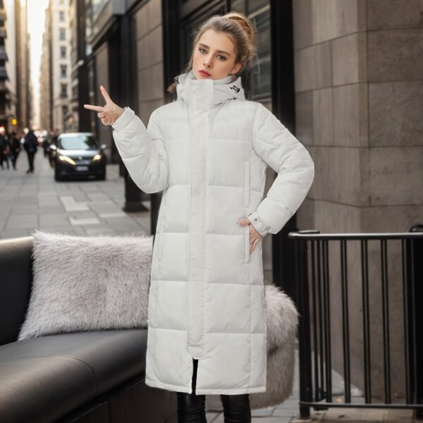 The Resort Edit — Long Puffer Coat Thick Over knee Cotton-Padded Jacket