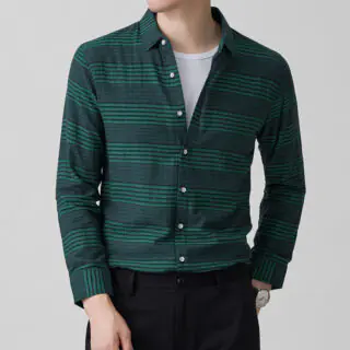 Men's Edit — Striped Linen Shirt Men | Regal Wear Business