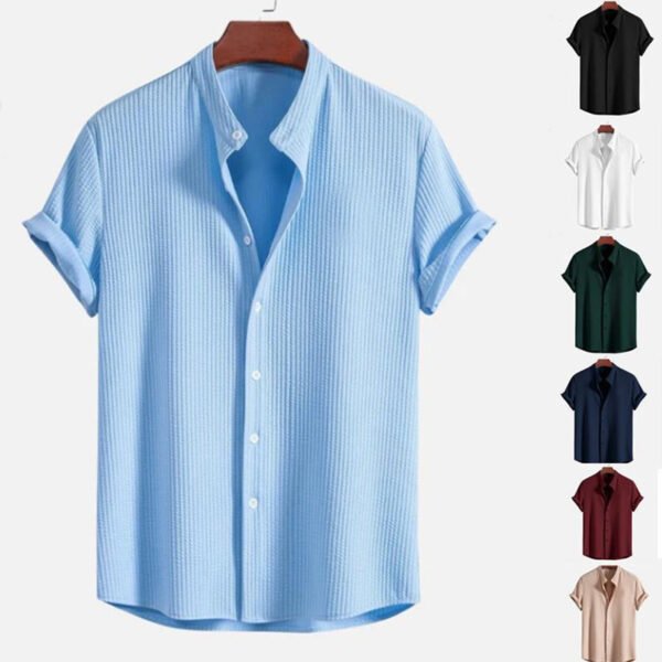 Short Sleeve Loose Shirt Top Summer Mens Clothing | Regal Wear