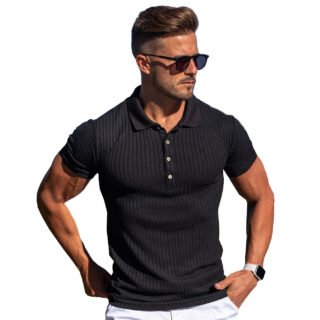 T-shirt Slim Short-sleeved Mercerized Cotton Polo Shirt | Regal Wear