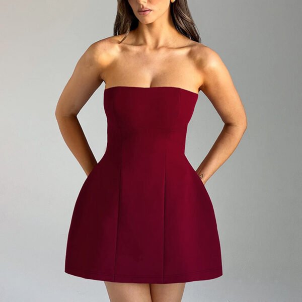 Women's Tube Dress Summer Sasual Backless Slim Short Dresses Party Clothing | Regal Wear