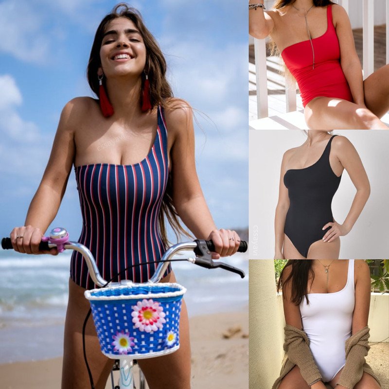 One-shoulder one-piece bikini | Regal Wear