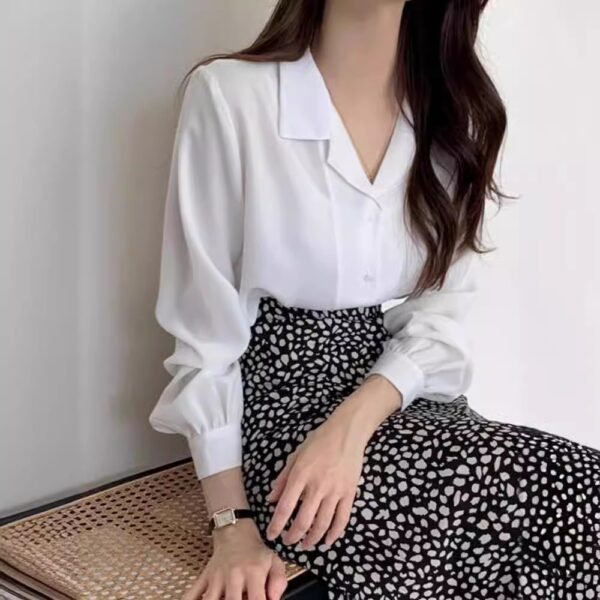 The Resort Edit — Chiffon Long Sleeve Blouse | Regal Wear Sophisticated Chic