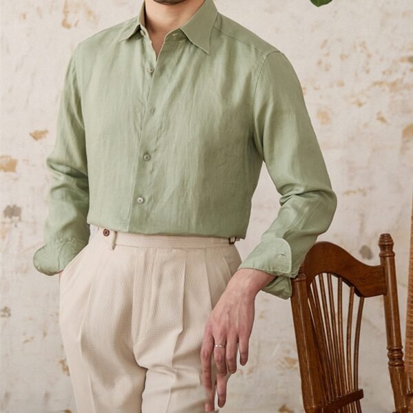Men's Edit — Linen Shirt Long Sleeve Men | Regal Wear Tailored Resort Style