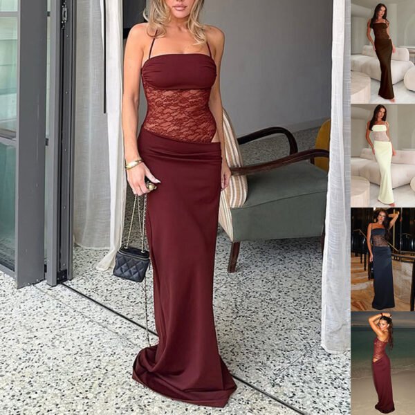 Lace Long Dresses Party Evening Club Beach Clothing | Regal Wear